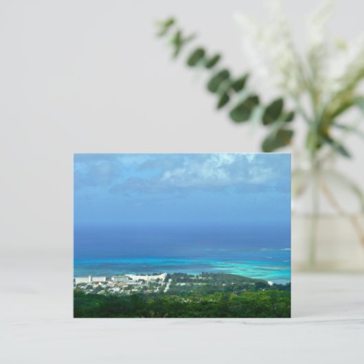 Saipan Lagoon Postkarte (Stehend Vorderseite)