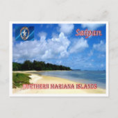 Saipan - Nördliche Mariana Inseln - Tanapag Beach Postkarte (Vorderseite)