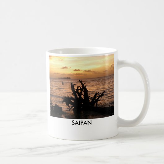 SAIPAN-SONNENUNTERGANG KAFFEETASSE (Rechts)