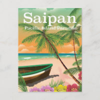 Saipan Vintages Reiseplakat