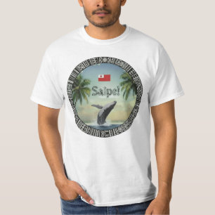 Saipe Tonga Eua Wal in pazifischer Insel ohne Stro T-Shirt