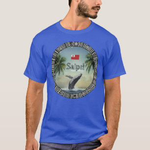 Saipe Tonga Eua Wal in pazifischer Insel ohne Stro T-Shirt