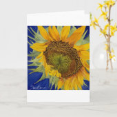 Saiqas Sonnenblumenkarte Karte (Gelbe Blume)