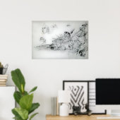 SAISHELLE MIT JUNG MÄDCHEN POSTER (Heimbüro)