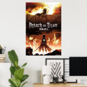 Saison 1 Angriff auf Titan Poster (Heimbüro)