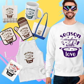 Saison Alles mit Liebe Schürze
