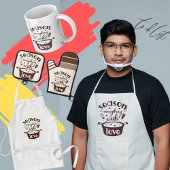 Saison Alles mit Liebe Schürze