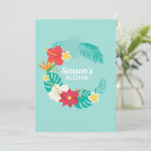 Saison: Aloha Hawaiian Feiertagskarte (Stehend Vorderseite)