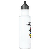 Saison der Psycho-Shopper Edelstahlflasche (Links)