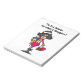 Saison der Psycho-Shopper Notizblock (Rotiert)