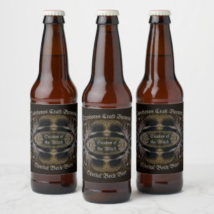 SAISON DER WITCH BIERFLASCHENETIKETT