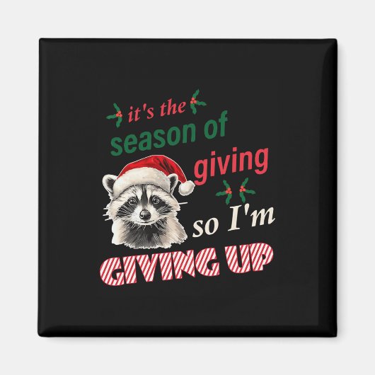 Saison des Geschenke, also gebe ich den traurigen  Magnet (Vorne)