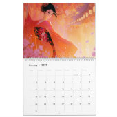 Saison des Roten Pavillons Kalender (Jan 2027)
