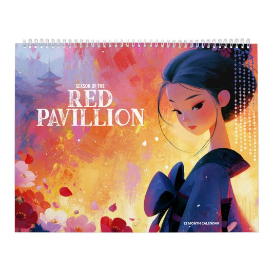 Saison des Roten Pavillons Kalender (Titelbild)