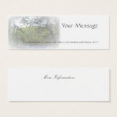 Saison Ecclesiastes Namensschild-Visitenkarte (Vorne & Hinten)