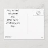 Saison G... Feiertagspostkarte (Rückseite)