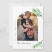 SAISON-GREETINGS | Arch Foto Weihnachten Einladung (Vorderseite)