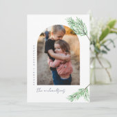 SAISON-GREETINGS | Arch Foto Weihnachten Einladung (Stehend Vorderseite)