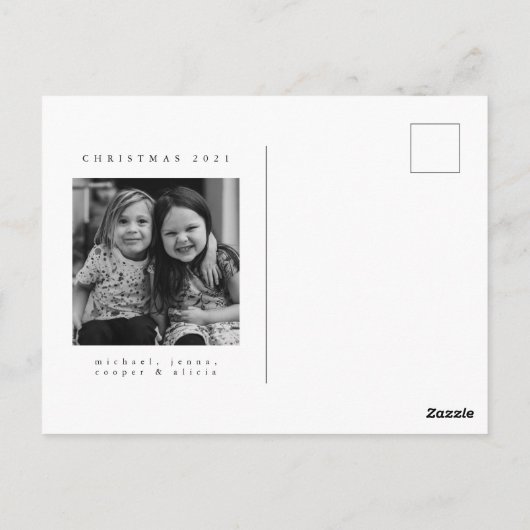 SAISON-GREETINGS | Foto Postkarte hinzufügen (Rückseite)