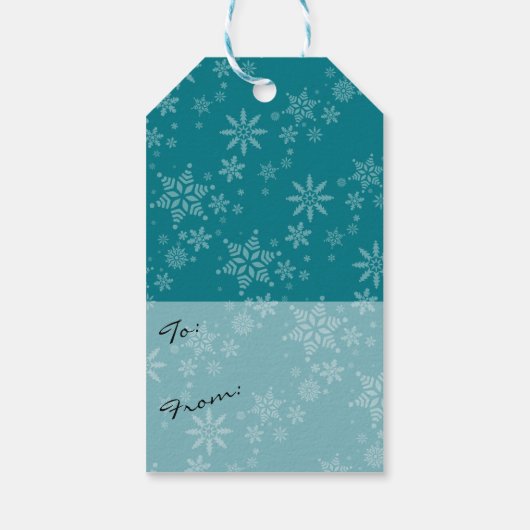 Saison Greetings Snowmen Pals | Christmas Geschenkanhänger (Rückseite)