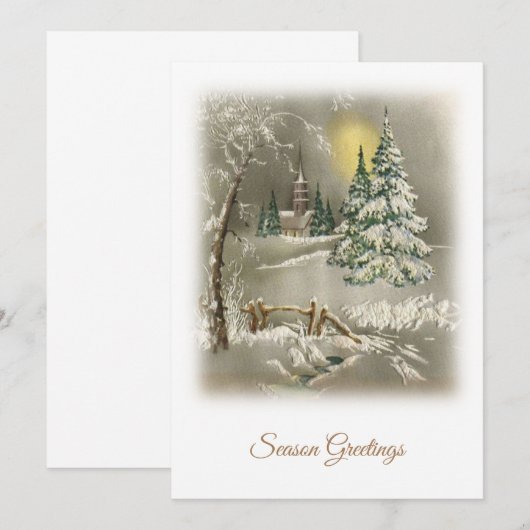 Saison Greetings Vintag (Vorne/Hinten)