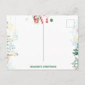 Saison Gruß alles Weihnachten Rot Grün (Rückseite)