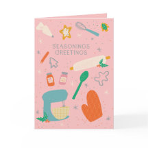 Saison Gruß Holiday Baking Grußkarte