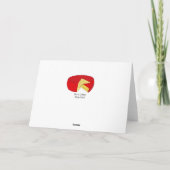 Saison Grüße Maus Käse Spaß Funny Karte (Rückseite)