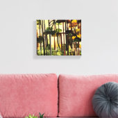 Saison II. Papierschneiden von Therese Kramer Leinwanddruck (Insitu (Wohnzimmer))