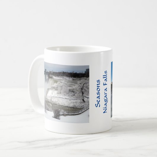 Saison in Niagara Falls Kaffeetasse (Vorderseite Links)