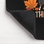 Saison Leopard Pumpkin Racquetball Halloween Fall Mousepad (Ecke)