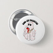 Saison Niedlich Ghost Valentine Kostüm Boujee Boo- Button (Vorne & Hinten)