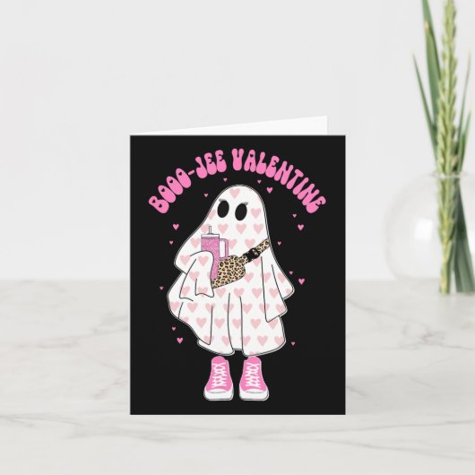 Saison Niedlich Ghost Valentine Kostüm Boujee Boo- Karte (Vorderseite)