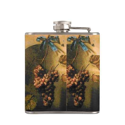 SAISON-OBST,WOHLSTAND/GETRÄNKE,WEINEN DER TRAUBEN, FLACHMANN (Rückseite)