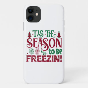 Saison, um lustig zu gefrieren Winter Schneemann Case-Mate iPhone Hülle