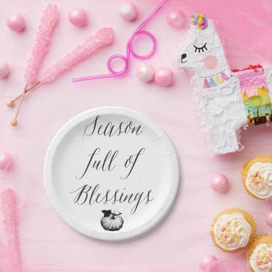 Saison voller Segnungen Pappteller (Party)