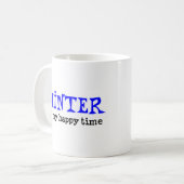 Saison Winter Happy Time Kaffee Tasse (Vorderseite Links)