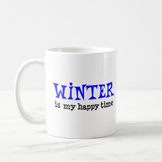 Saison Winter Happy Time Kaffee Tasse (Links)