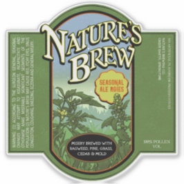 Saisonale Ale-Regionen Aufkleber