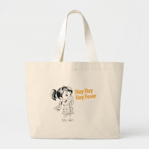 Saisonale Allergien: Hay, Hay, Hay Fieber. Jumbo Stoffbeutel