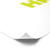 Saisonale Allergien: Hay, Hay, Hay Fieber. Poster (Ecke)