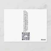 Saisonale Erinnerung: Skaten Postkarte (Rückseite)