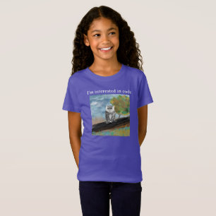 Saisonale Eulenmalerei in Naturwundern T-Shirt