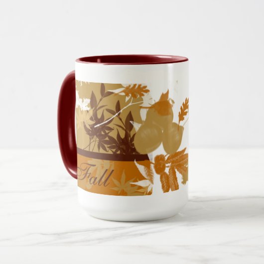 Saisonale Fall-Tasse Tasse (Vorderseite Links)