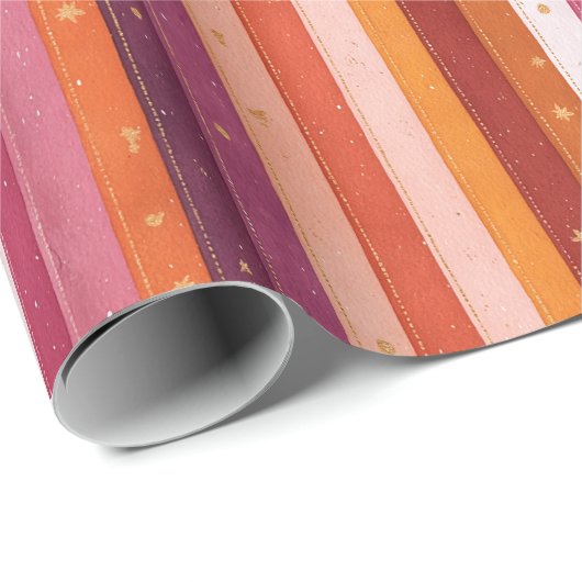 Saisonale Fallstricke Geschenkpapier (Rolleneckpunkt)