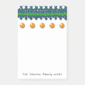 saisonale Familienhinweise mit benutzerdefiniertem Post-it Klebezettel (Vorderseite)