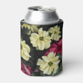 Saisonale Feiertage Poinsettias Dosenkühler (Kanne Vorderseite)