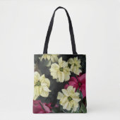Saisonale Feiertage Poinsettias Tasche (Vorderseite)