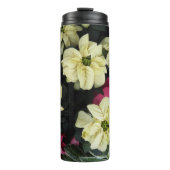 Saisonale Feiertage Poinsettias Thermosbecher (Vorderseite)