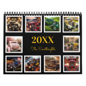 Saisonale Frisierte Autos im Urlaub 20XX Kalender (Titelbild)